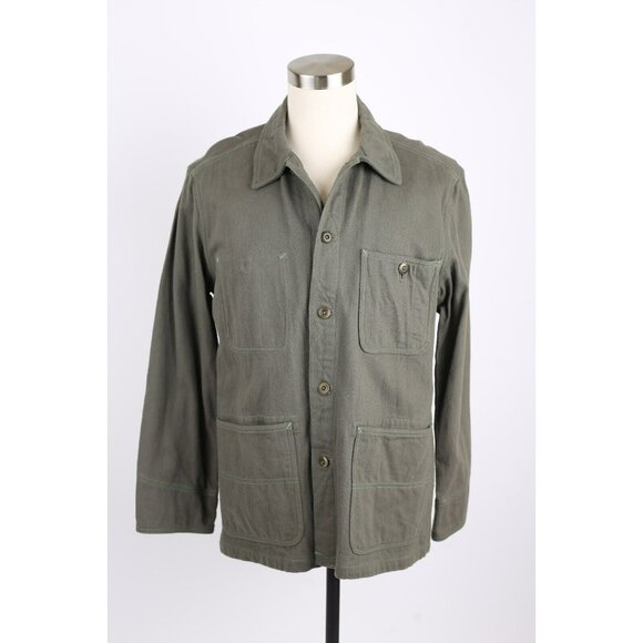 NWT Ts(s) Cotton Jacket SZ 3 / Large Olive Green $745 - Picture 3 of 13